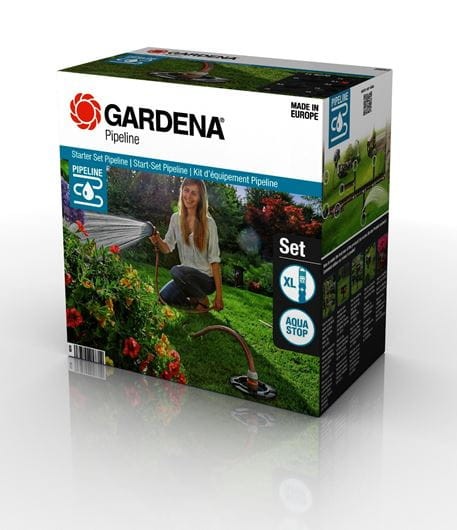 Gardena Sprinklersystem Start-Set für Garten-Pipeline (8270-20)