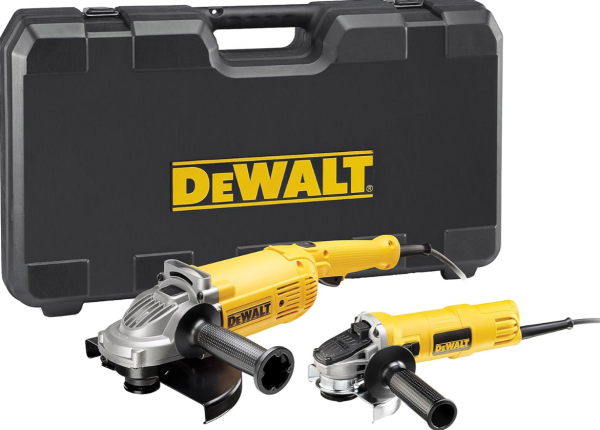 Dewalt DWE494TWIN-QS Winkelschleifer-Set
