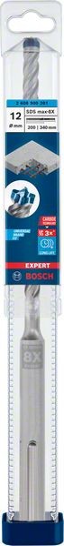 Bosch Professional Expert SDS max-8X Hammerbohrer, 12 x 200 x 340 mm (2608900201)