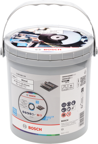 Bosch Professional Trennscheiben 125x22,23mm, 100 Stück im Eimer (2608626116)