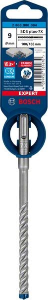 Bosch Professional Expert SDS plus-7X Hammerbohrer, 9 x 100 x 165 mm (2608900094)