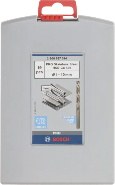 Bosch Professional PRO Stainless Steel HSS-Co Set 19St (2608587014)
