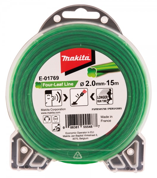 Makita Faden für Trimmer 2,0mm, Rolle 15m (E-01769)