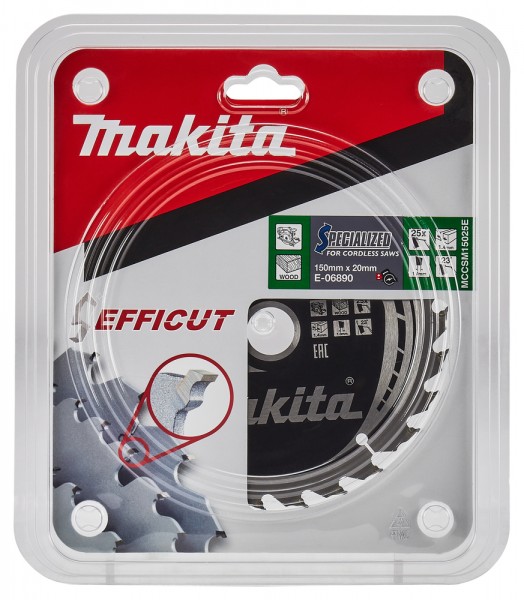 Makita HM-Sägeblatt Efficut 150X20 25Z (E-06890)