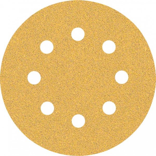 Bosch Professional Expert C470 Schleifpapier mit 8 Löchern für Exzenterschleifer, 115 mm, G 60, 5-tlg. (2608900795)