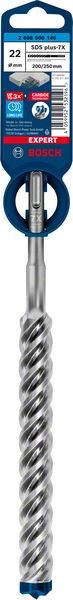 Bosch Professional Expert SDS plus-7X Hammerbohrer, 22 x 200 x 250 mm (2608900146)