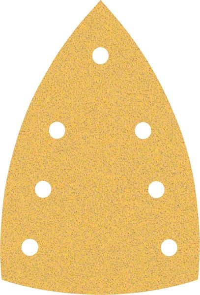 Bosch Professional Expert C470 Schleifpapier mit 7 Löchern für Multischleifer, 100 x 150 mm, G 80, 10-tlg. (2608901116)