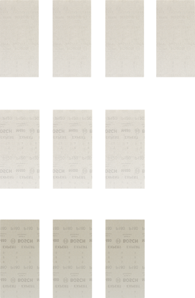 Bosch Professional Netz M480,115x230,80/120/180,10x EXPERT (2608901207)