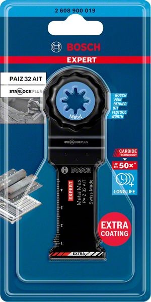 Bosch Professional Expert MetalMax PAIZ 32 AIT Blatt für Multifunktionswerkzeuge, 50 x 32 mm (2608900019)