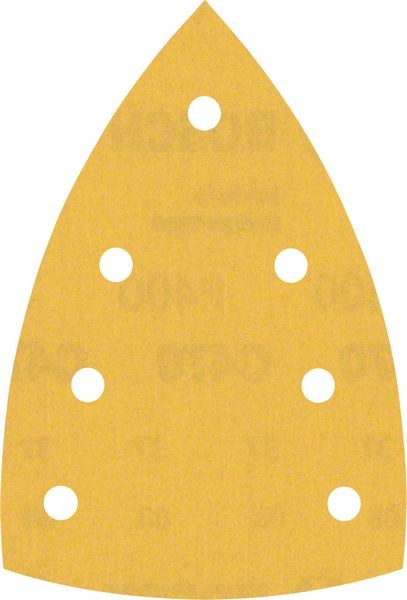 Bosch Professional Expert C470 Schleifpapier mit 7 Löchern für Multischleifer, 100 x 150 mm, G 400, 10-tlg. (2608901167)