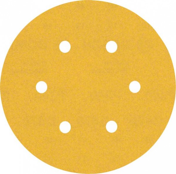 Bosch Professional Expert C470 Schleifpapier mit 6 Löchern für Exzenterschleifer, 150 mm, G 240, 5-tlg. (2608900819)