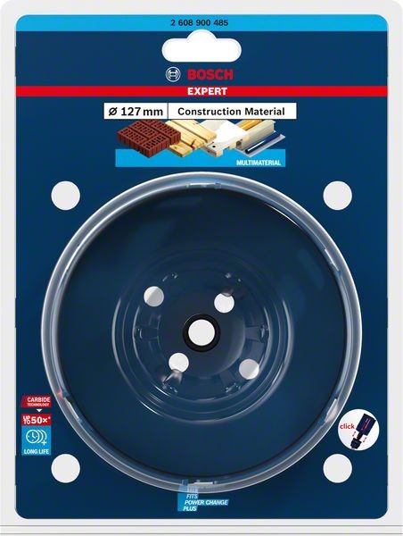 Bosch Professional Expert Construction Material Lochsäge, 127 x 60 mm (2608900485)