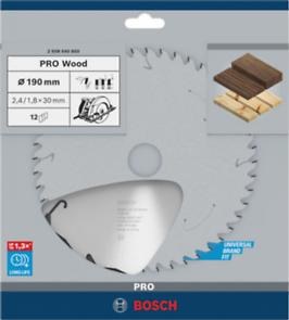 Bosch Professional PRO Holz KSB,190x2.4x30mm,T12 (2608640800)