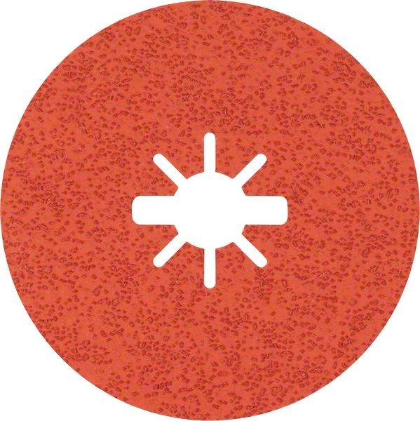 Bosch Professional Expert R782 Prisma Ceramic Fiberscheibe, X-LOCK, 125 mm, 22,23 mm, G 36, 5-tlg. (2608621808)