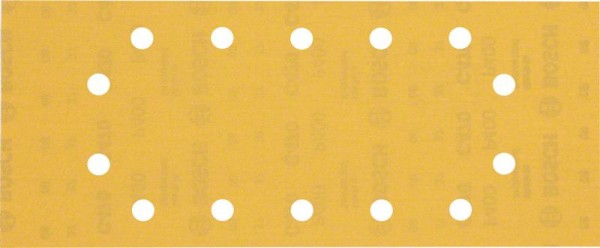 Bosch Professional Expert C470 Schleifpapier mit 14 Löchern für Schwingschleifer, 115 x 280 mm, G 400, 10-tlg. (2608900852)