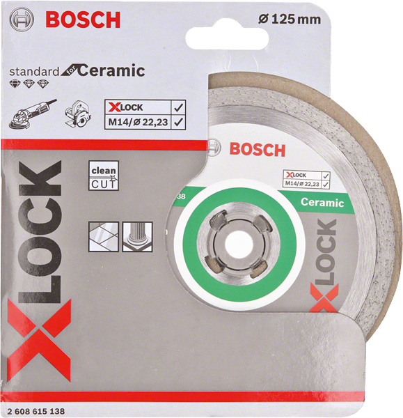 Bosch Professional X-LOCK DIA-TS 125x 22,23 StC (2608615138)