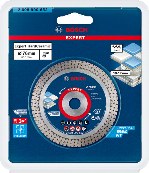 Bosch Professional DIA TS HardCeramic 76x22.23x1,9x10 EXP (2608900652)