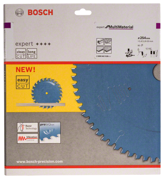 Bosch Professional Kreissägeblatt EX MU B 254x30-80 (2608642528)