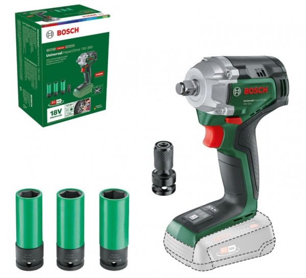 Bosch DIY UniversalImpactDrive 18V-350 (C) Akku-Drehschlagschrauber (0603980305)