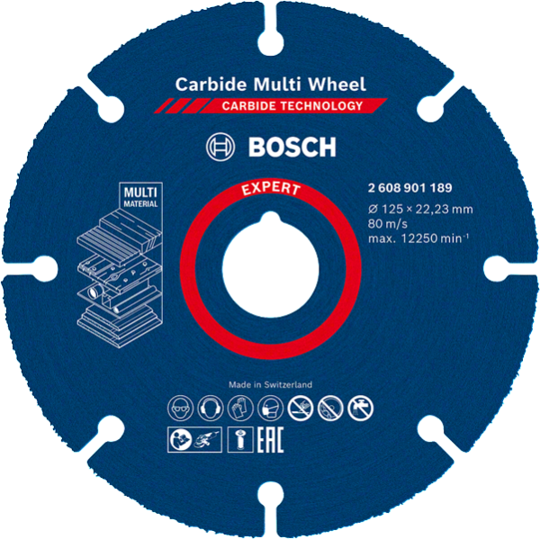 Bosch Professional Carbide Multiwheel 125x22.23mm EXPERT (2608901189)