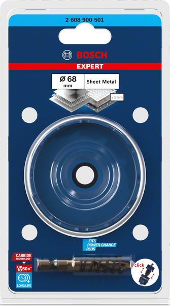 Bosch Professional Zubehör | 68 Professional Expert Bosch Sheet Lochsäge, EXPERT mm x (2608900501) Metal 40 | Zubehör