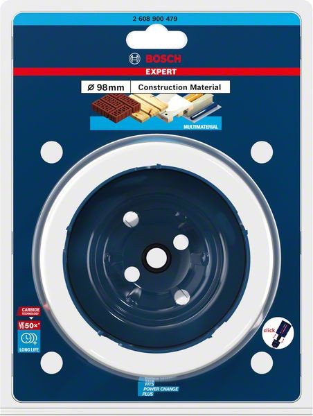 Bosch Professional Expert Construction Material Lochsäge, 98 x 60 mm (2608900479)