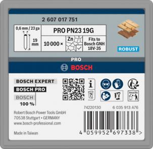 Bosch Professional PRO PN23G Pin,0.65/23g,19mm,Vrz.,10000St (2607017751)