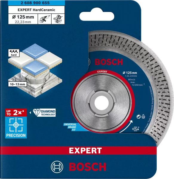 Bosch Professional DIA TS HardCeramic 125x22.23x1.4x10 EXP (2608900655)