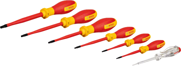 Bosch Professional VDE Schraubendreher-Set 7tlg. TX (1600A02NF8)