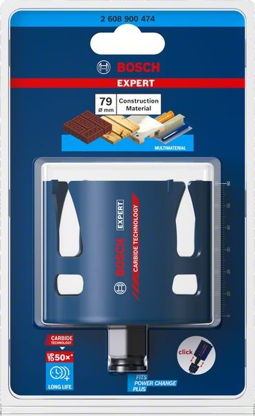 Bosch Professional Expert Construction Material Lochsäge, 79 x 60 mm (2608900474)