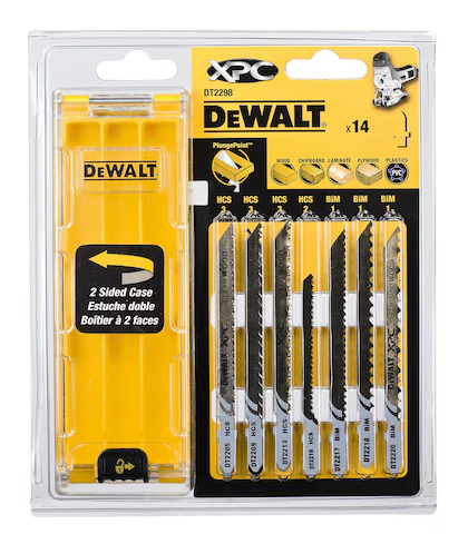 Dewakt DT2298-QZ XPC Stichsägeblätter HCS, 14tlg.