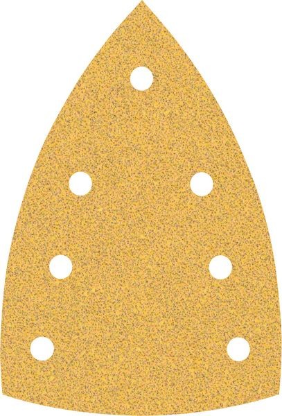 Bosch Professional Expert C470 Schleifpapier mit 7 Löchern für Multischleifer, 100 x 150 mm, G 60, 10-tlg. (2608901115)