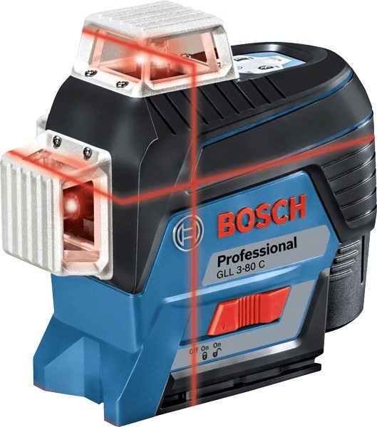 Bosch Professional GLL 3-80 C + Akku + BM 1 + LR 7 + L-Boxx (0601063R05)