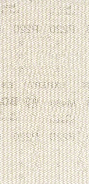 Bosch Professional Expert M480 Schleifnetz für Schwingschleifer, 93 x 186 mm, G 220, 10-tlg. (2608900748)