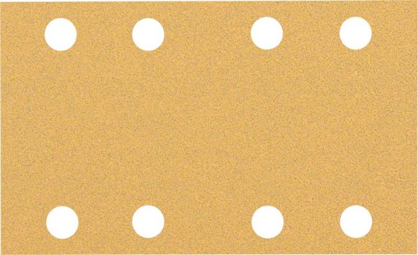 Bosch Professional Expert C470 Schleifpapier mit 8 Löchern für Schwingschleifer, 80 x 133 mm, G 80, 10-tlg. (2608900879)