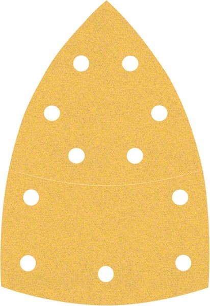 Bosch Professional Expert C470 Schleifpapier mit 11 Löchern für Multischleifer, 102 x 62 mm, 93 mm, G 120, 10-tlg. (2608900888)