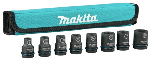 Makita Stecknuss-Set im Rollbeutel 1/2" 8tlg. (E-16601)