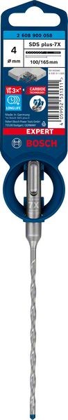 Bosch Professional Expert SDS plus-7X Hammerbohrer, 4 x 100 x 165 mm (2608900058)