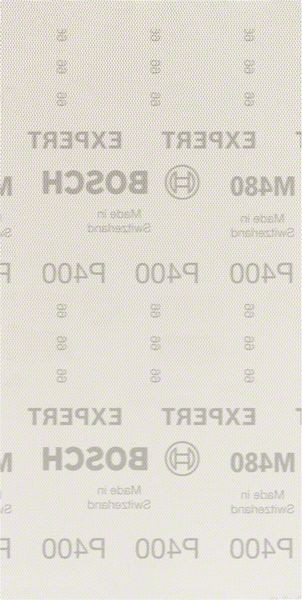 Bosch Professional Expert M480 Schleifnetz für Schwingschleifer, 115 x 230 mm, G 400, 10-tlg. (2608900769)