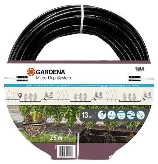Gardena Micro-Drip-System Tropfrohr 1,6 l/h, ober- und unterirdische Verlegung (25 m) (13503-20)